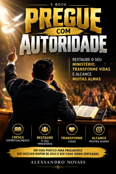 Capa do e-book Pregue com Autoridade fornecida pelo produtor